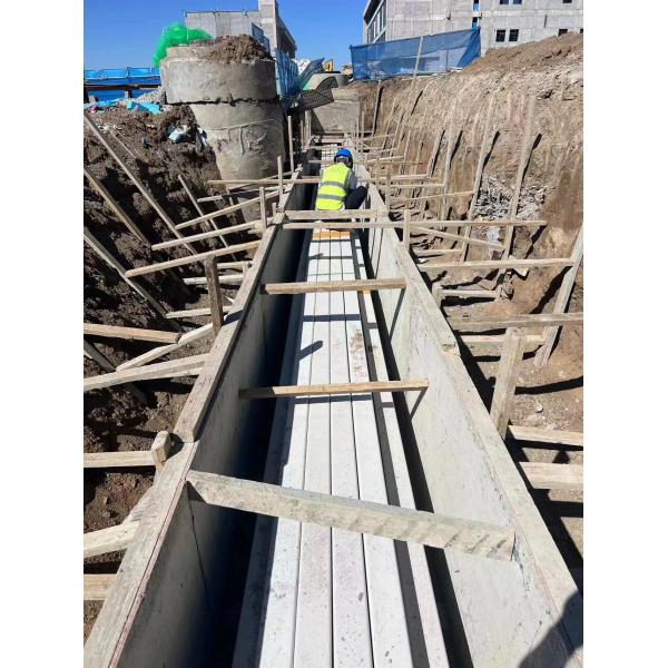 Square Head Glue Connection PVC Grid Pipe 150*100mm with Custom Rectangular Shape