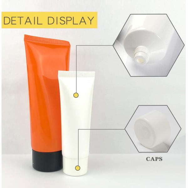 Super Oval Hand Cream Empty Cosmetic Tubes Packaging 5ml To 150ml