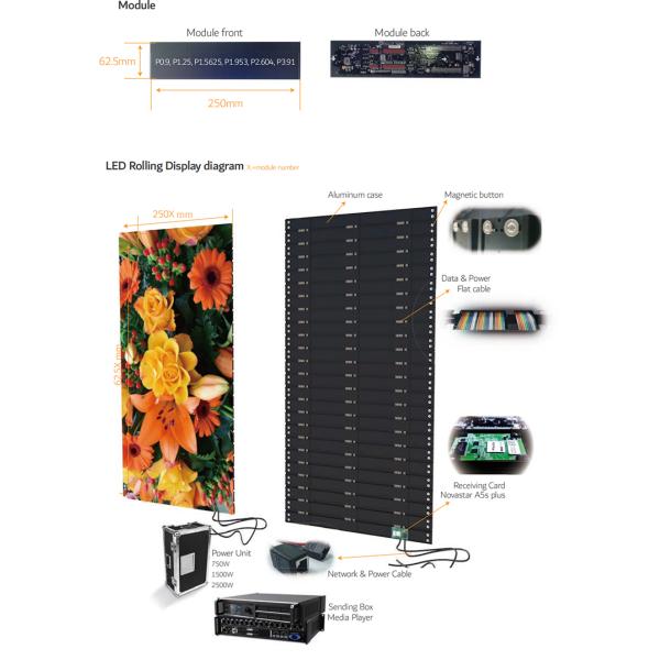 LED Floor Multiple Point Spacing LED Scroll Screen Floor Tiles Screen GOB Flexible Led Film Fit Commercial Immersive Cave