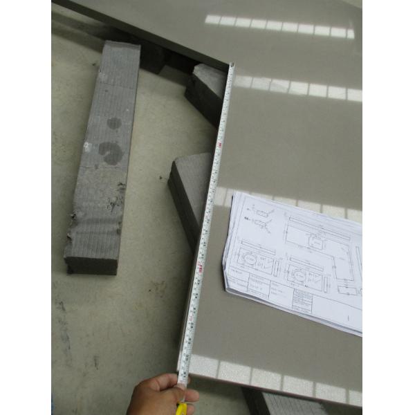 Quartz Stone Slab Countertop Solid Surface 30mm Thickness Gray Kitchen Countertops