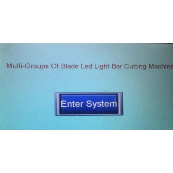 T8 T5 V Cut PCB Depaneling Machine Multi Slitters For LED Lighting Assembly