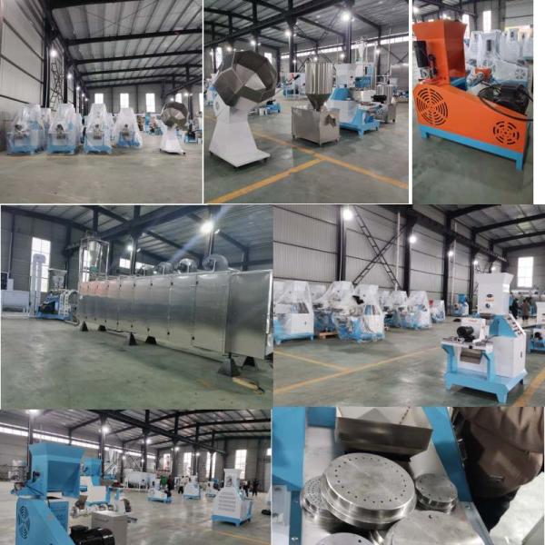 Automatic Dry Type Fish Feed Extruder Electric Heating For Large Scale Production