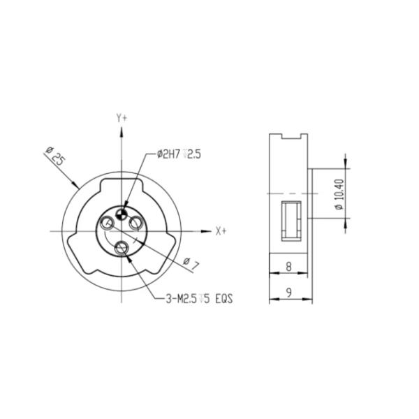 IP65 Multi Axial Force Sensor 6 Axis Force Sensor For Collision Exoskeleton System Alloy And Stainless Steel