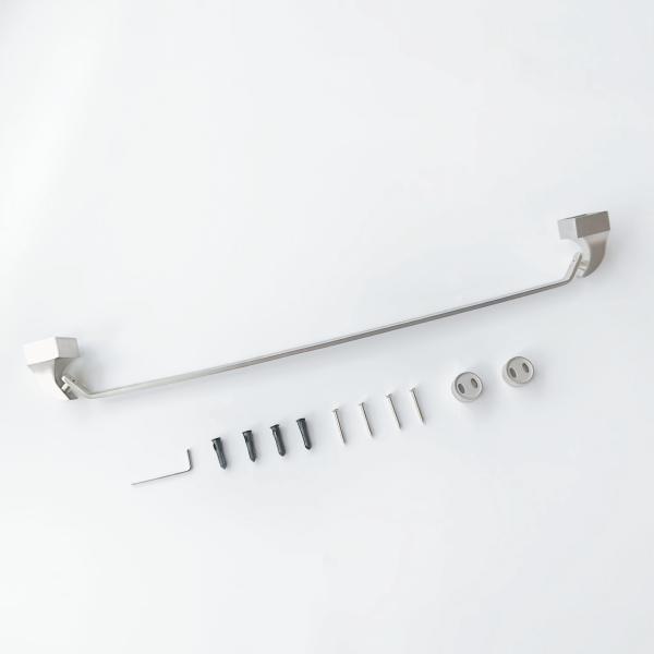 European Style Bathroom Towel Bars Sus304 24 Inch Double Towel Bar Chrome