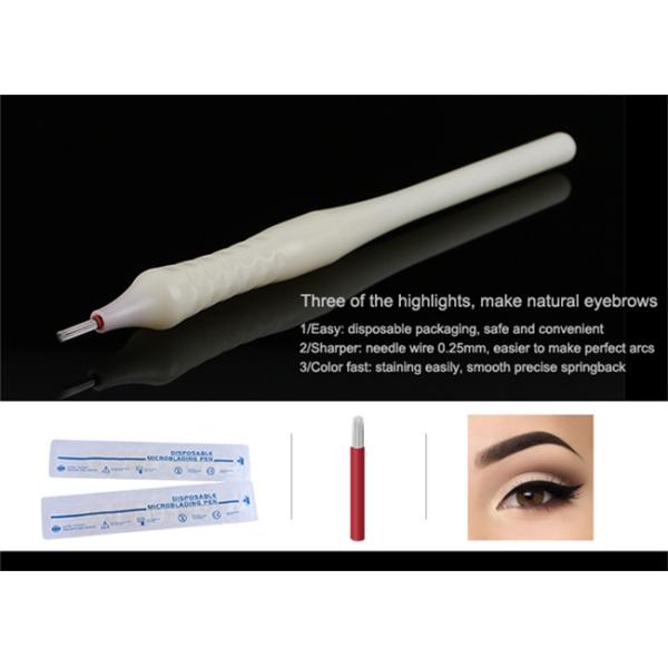 White Disposable Eyebrow Shadow Pen Microblading for Semi Permanent Makeup