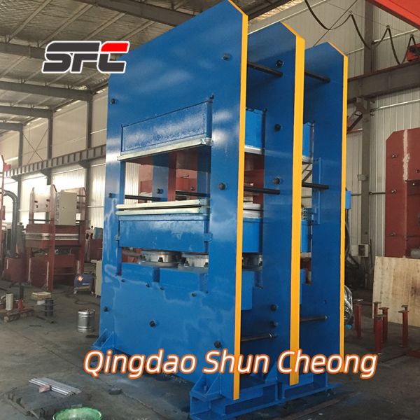 PLC Control Frame-type Plate Rubber Vulcanizing Machine with Customized Cylinder Stroke and 0-100MPa Pressure Range