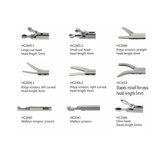 Middle Ear Polyp Forceps and Polyp Scissors 70mm Reusable with Customization Option