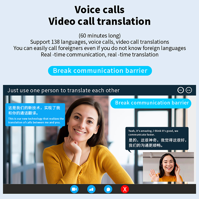 Smart Meeting Summary Mobile Translator Machine Simultaneous Interpretation Online 147 Languages