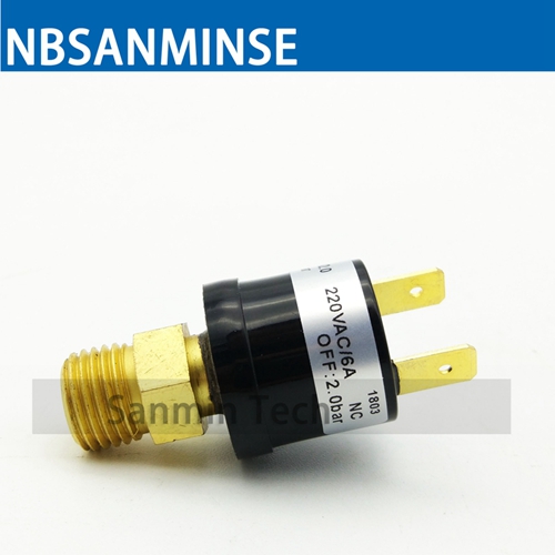 NBSANMINSE SMF08 Small Multi - Purpose Pressure Switch Fixed Set Point Automatic Reset Factory Calibrated