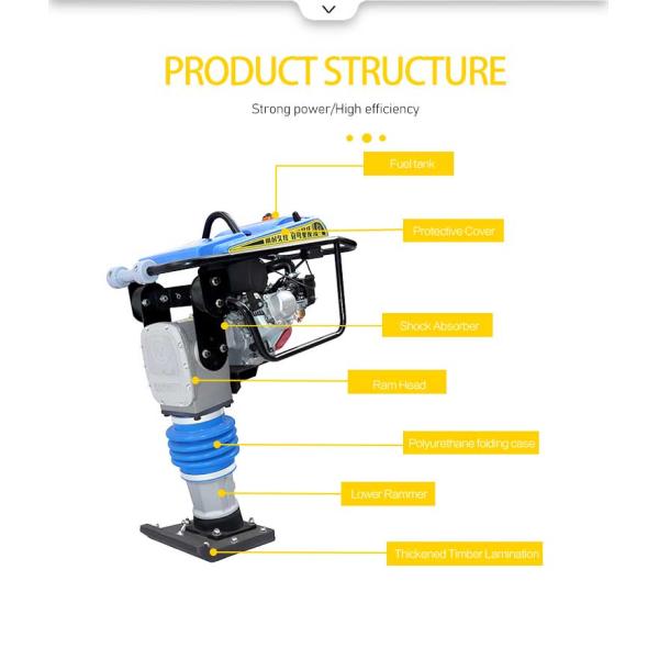16-22KN Impact Force Vibration Compactor for Multiple Construction Models on Farms