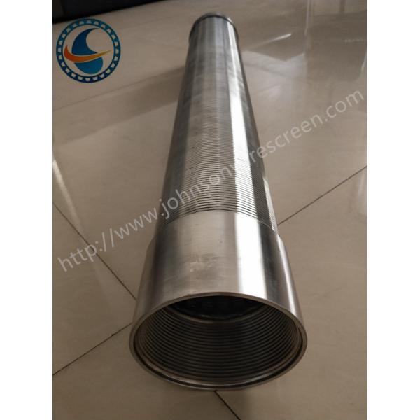 Full Welded Johnson Wedge Wire Screens Large Open Area Simple Structure