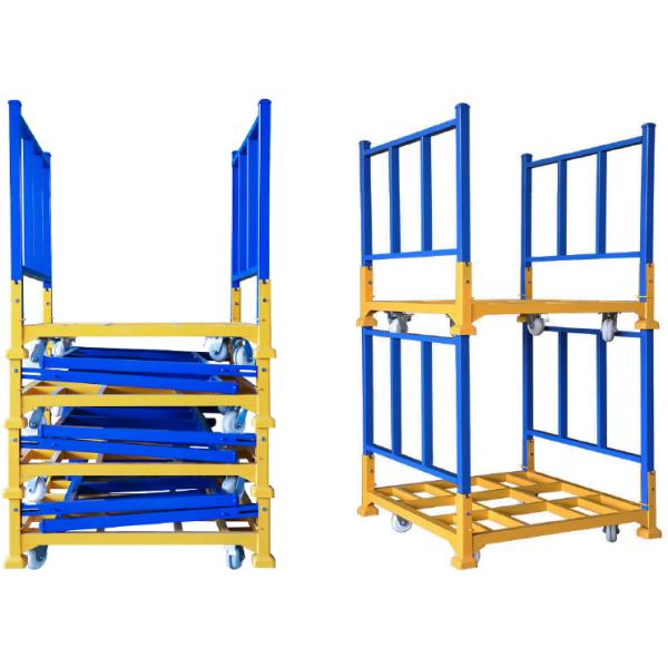 A19: Foldable Stacking rack Demountable Stacking rack for Canvas Textile Rolls Fabric Stackable Rack