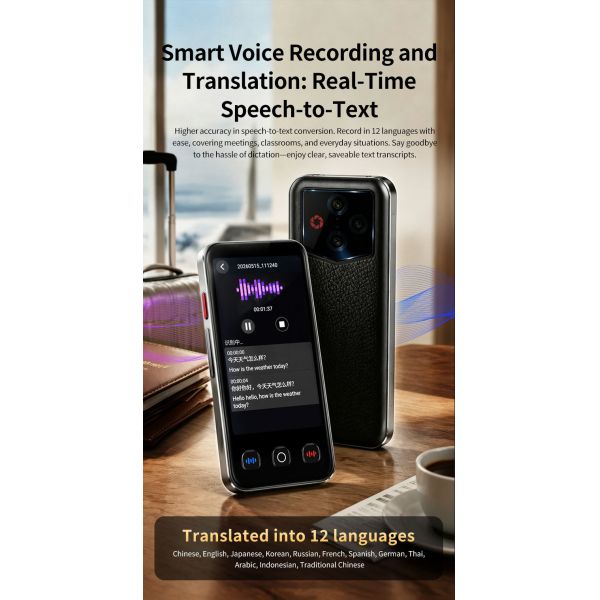 Multilingual Language Translation Device Language Interpreter Device Simultaneous Translation Text Translation