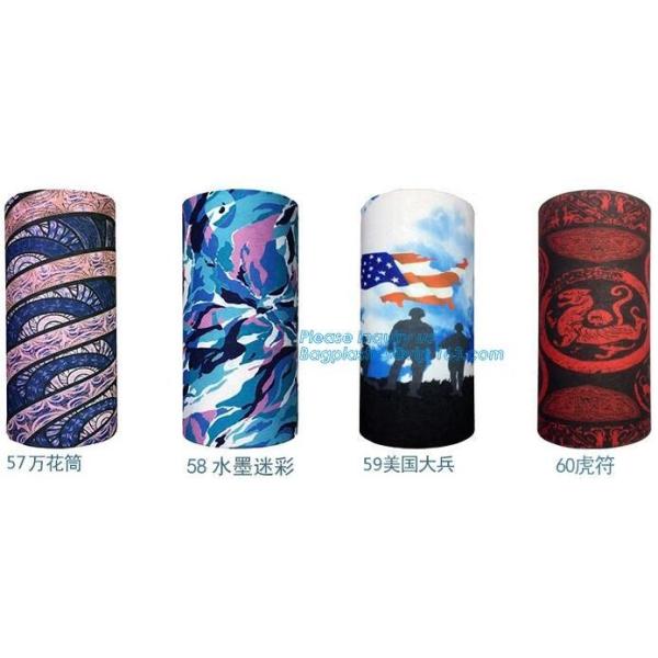 custom colorful seamless multifunctional bandana,Bespoke multifunctional seamless tube sun protection face mask scarf ba