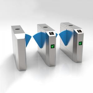 Quality Metro Station Flap Turnstile Gate Entry Control With QR Code Reader for sale