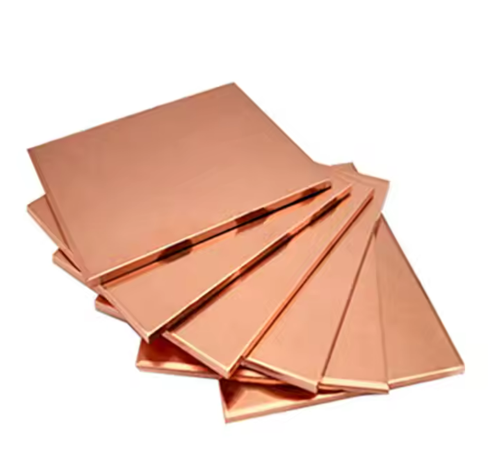 Quality Affordable Pure Red Copper Plate Sheets - Minimum 1 Ton Order ASTM Certified for sale