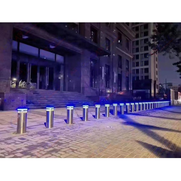 CE Automatic Electric Rising Bollards Stainless Steel Remote Control Smart Parking Lock Retractable Traffic Barrier for Driveway