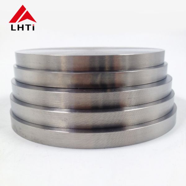 Customized Titanium Sputter Target PVD Materials 99.7% Pure Titanium Metal Disc