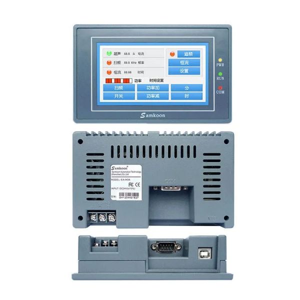 High Resolution 7 inch HMI Touch Screen 24 VDC Linux Based HMI For Packaging Machinery