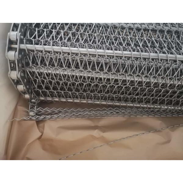 304L Stainless Mesh Conveyor Wire Belt 380V 400MM Width