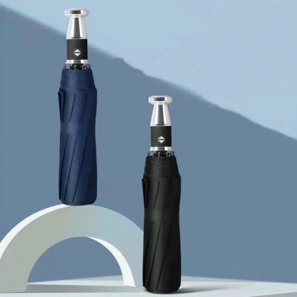 2023 All in 1 Function Custom Designer 3 Fold Windproof Rolls-Royce Handle Umbrella