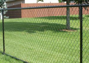 Quality Practical Sports Ground Fencing / Chain Link Mesh Fence No Toxic Material for sale