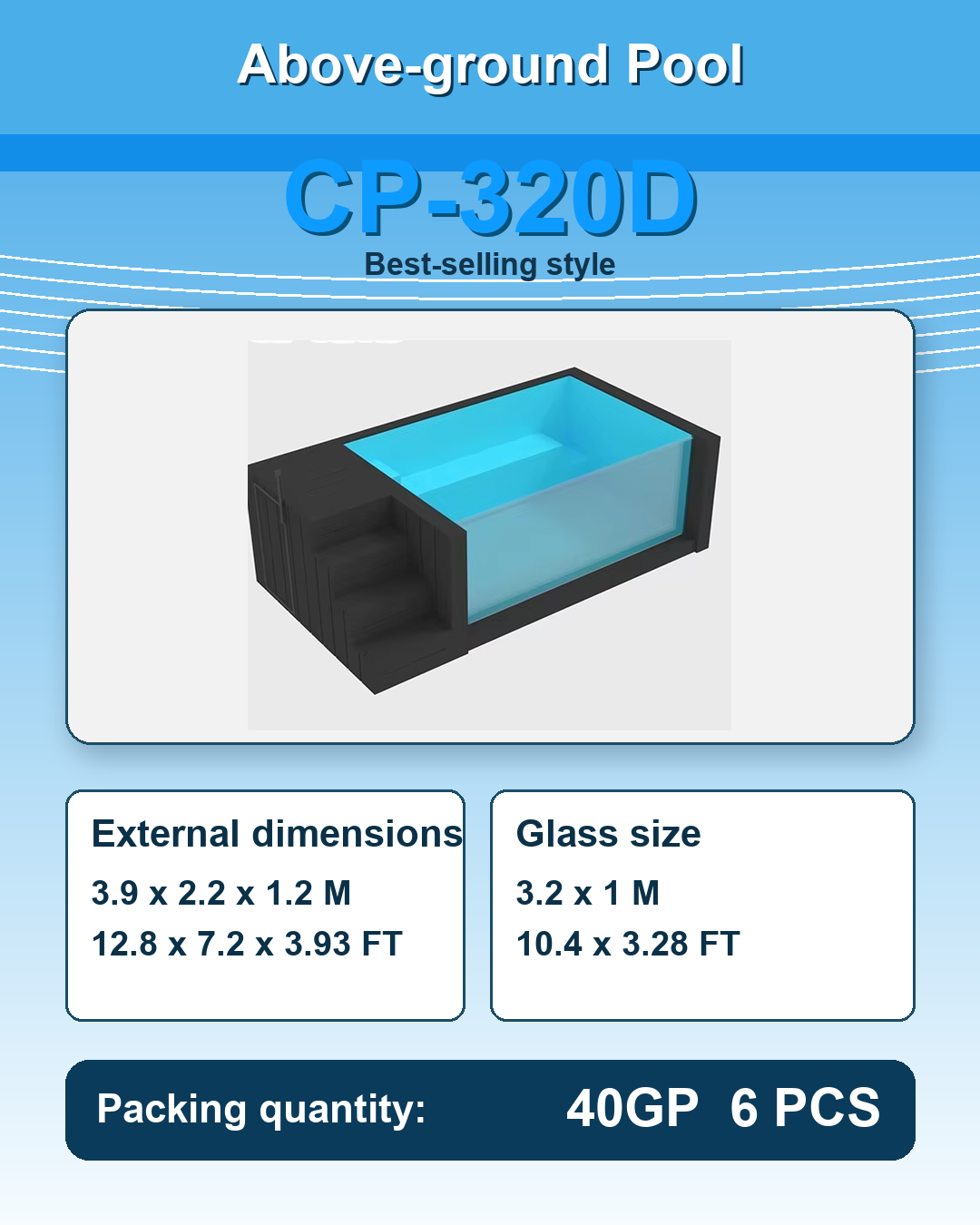 Premium Fully-Assembled Shipping Container Pools | Factory Direct