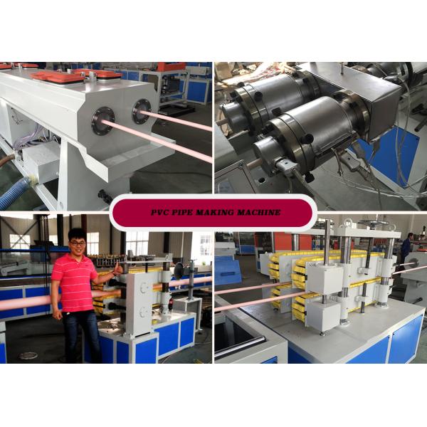 Professional PVC Pipe Making Machine For Construction Industry With ABB Inverter