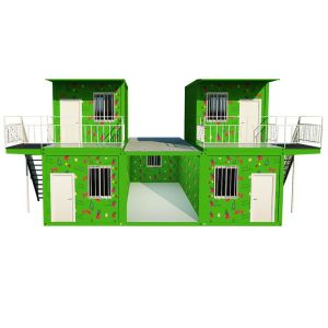 Quality Prefab 20Ft Flat Pack Container Module Two Stories for sale