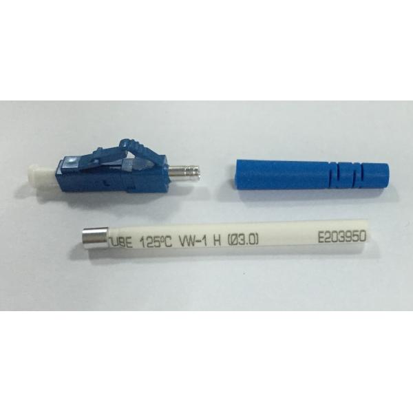 2.0mm 3.0mm LC Simplex Fiber Patch Cord Connectors Bendable Boot Small Size