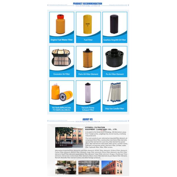 Hydwell AC Filter 7176099 for Bobcat E35 E35I E42 E45 E50 E55 E85 2931184 and Guaranteed