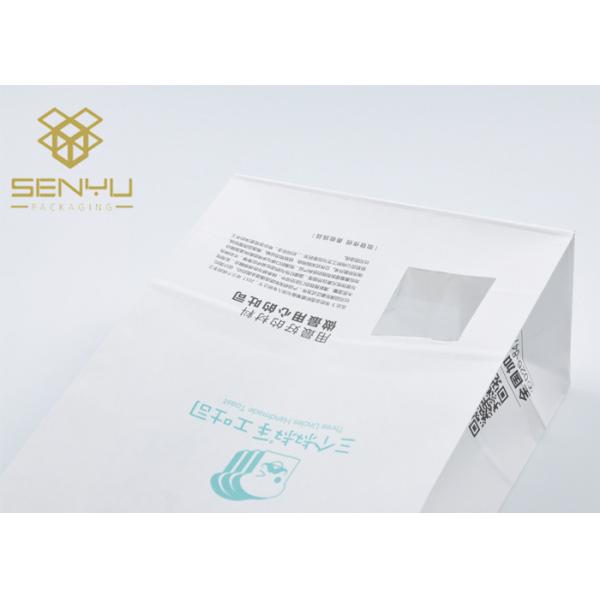 80g/sm Pantone Printed Paper Bag With Window