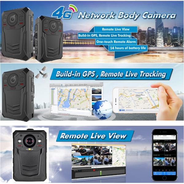 Ambarella S2L IP68 Body Worn Video Camera