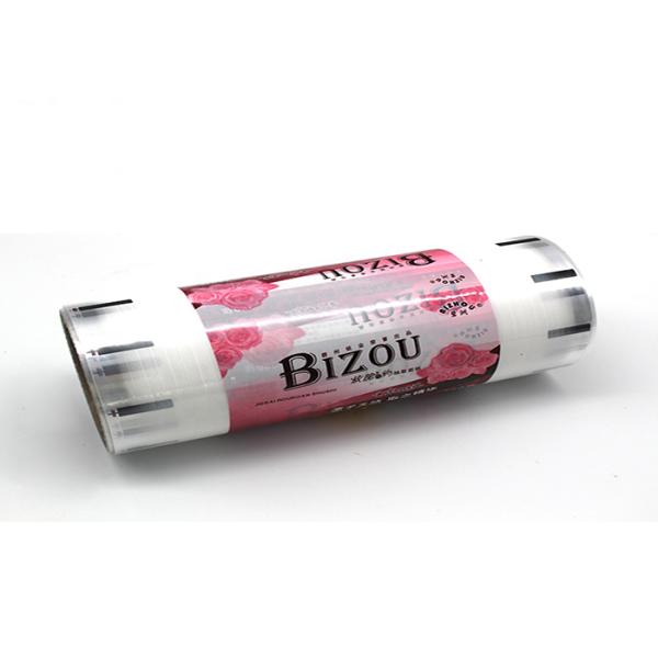 Custom Logo Plastic Packaging Wrap Roll Transparent Laminating For Tissue / Food