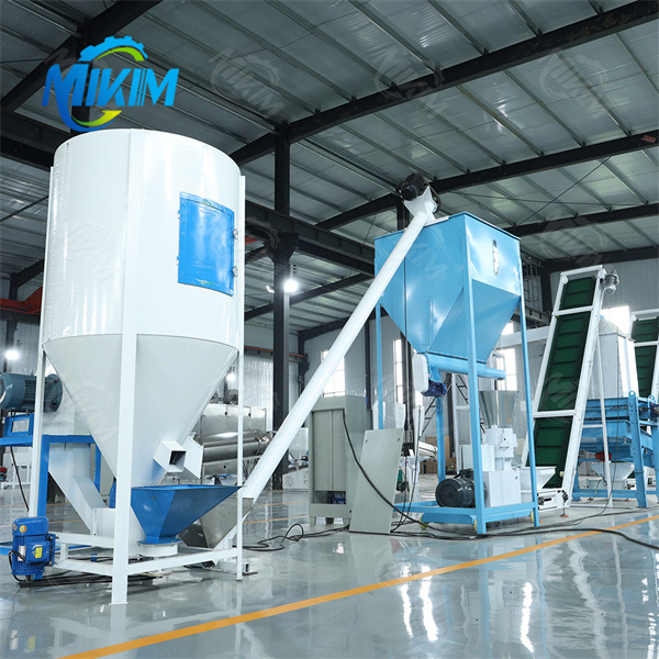 low energy consumption, and labor-saving fully automatic poultry feed pellet production line