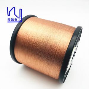 China High Temperature 0.1mm Copper Litz Wire High Frequency Enameled Stranded on sale