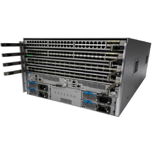 N9K-C9504 Cisco Nexus 9504 Chassis Bundle -Switch - Managed-Rack-Mountable - With Cisco Nexus 9500 Supervisor