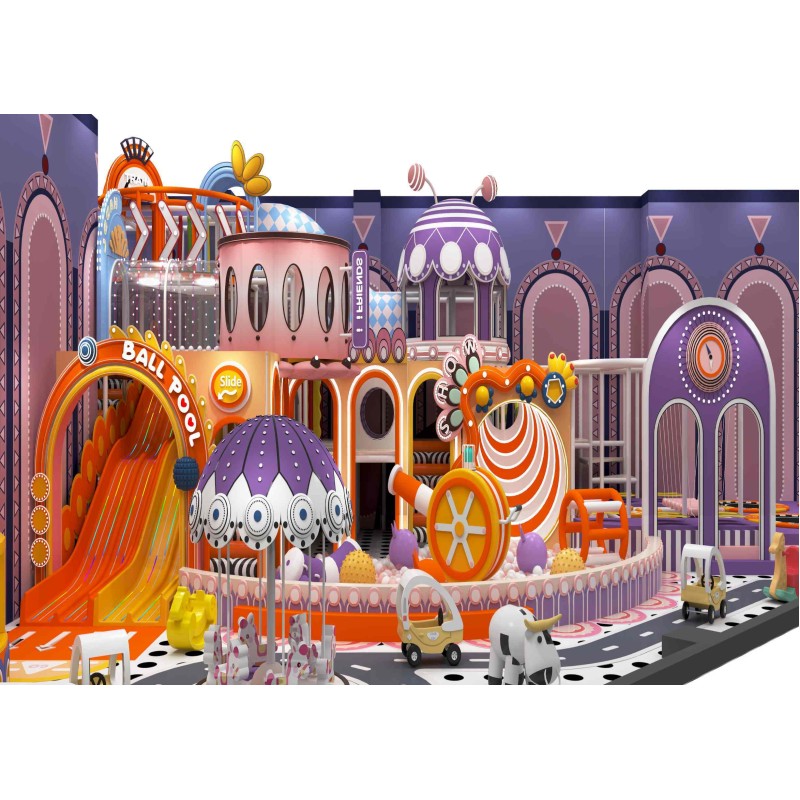 100% Customizable Mini Theme Park Indoor Playground Premium Soft Play Multiple Play Zones