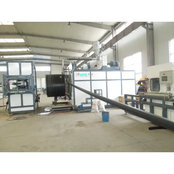 Efficient HDPE Double Corrugated Pipe Production Line with 100-5000 mm Range