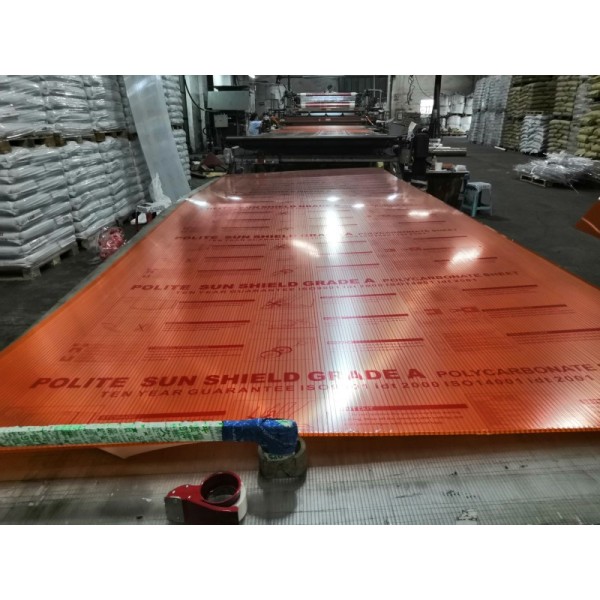 Twin-wall Multi-wall Polycarbonate sheet Normal Size 2.1 5.8m UV Resistant Insulated Panel Ideal for Greenhouses and Skylights