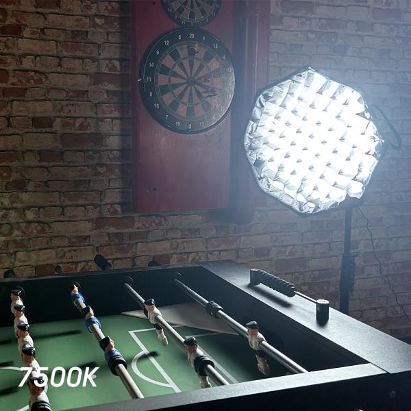 Dual-color handheld COB fill light soft light device 7500k with battery use camera accessories