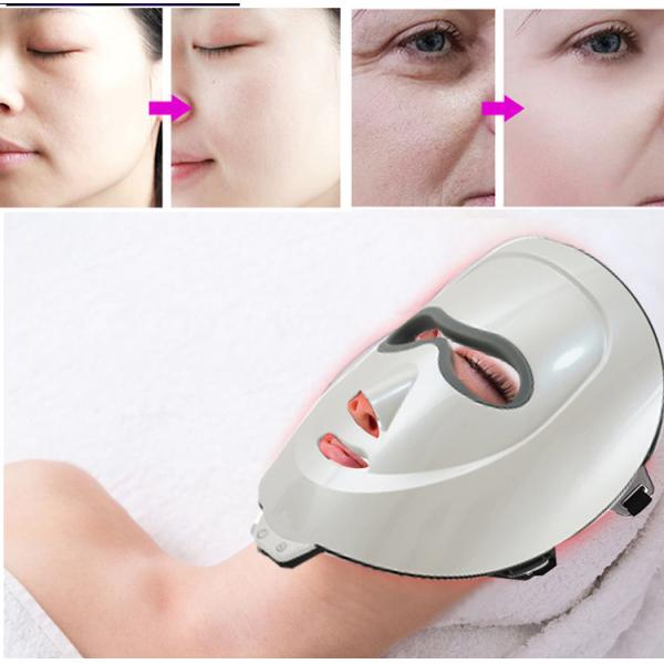 Customized Photon Light Facial Beauty Device 3 Color LED Mask