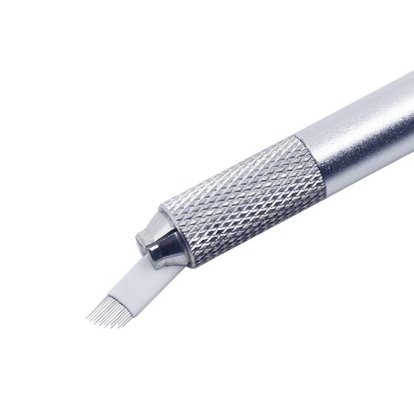 Disposable 0.2 mm Diameter Microblading Needle with 0.25 mm Thickness for Eyebrow Tattoo in 500pcs/box Packing