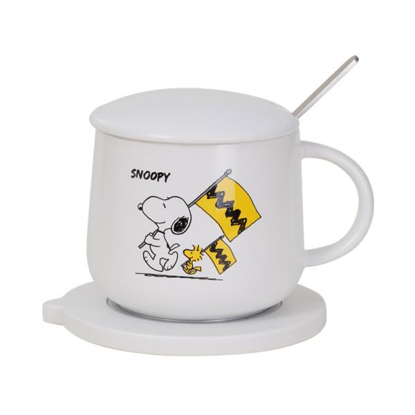 Circular Ceramic Warm Cup Return Refunds for Office 55 Degree Intelligent Cartoon Cup