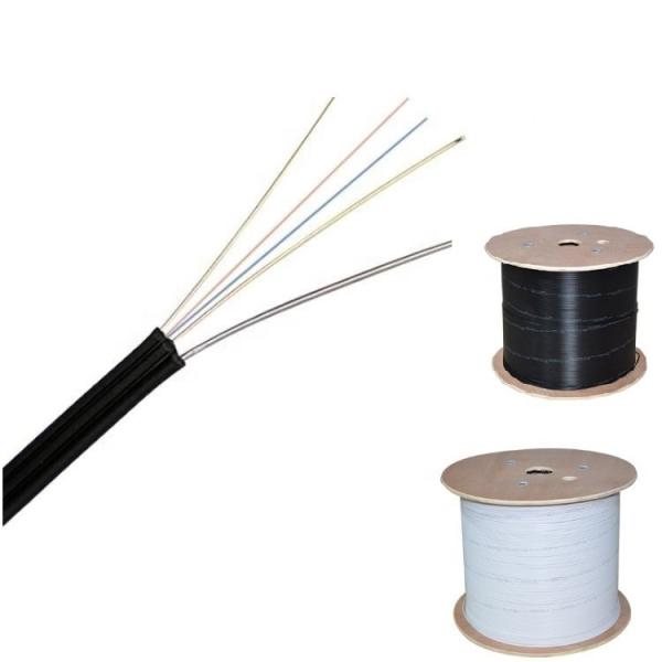 G657A1 Fiber Optic Drop Cable FTTH LSZH 1 Core Waterproof