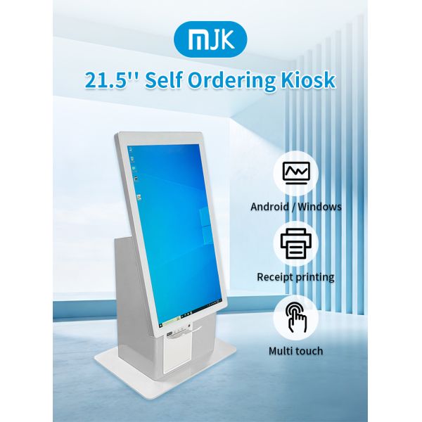 21.5 Inch Self-Checkout Kiosk Automated Payment Machine Android Windows System Touch Screen LCD Display 1920x1080 Resolution