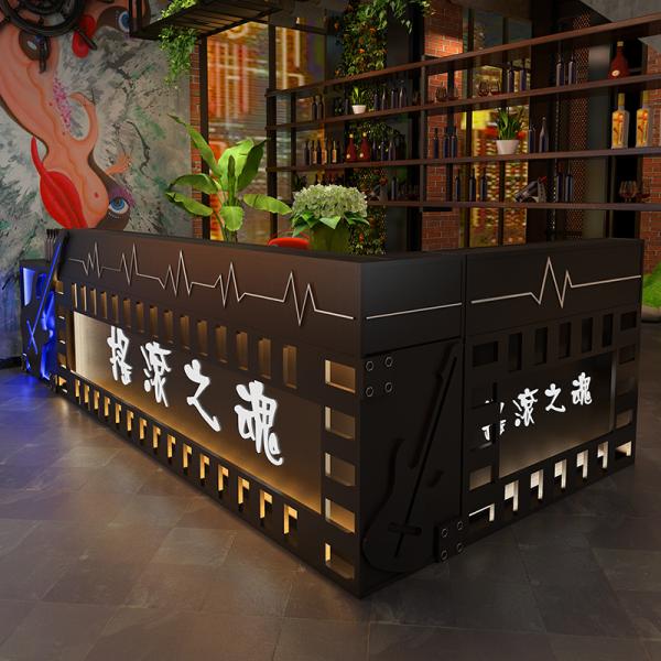 Creative Design Customized Checkout Retail Reception Counter Table for Hot Reception