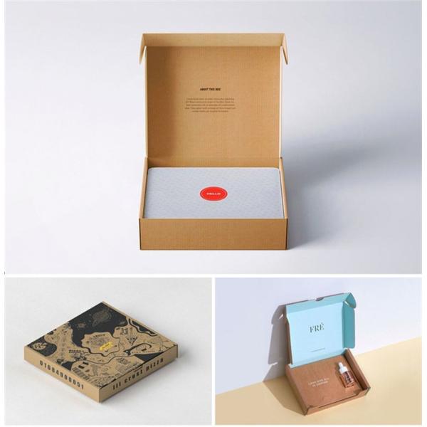 Rigid Cardboard Retail Packaging Box Corrugated Paper Mailer Box Empty Folding Boxes