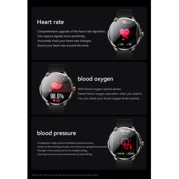 H99 4G Android Smart Watch with 1.75'' AMOLED Screen & SIM Card Support