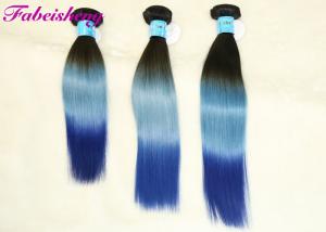 China 18 Inch Brazilian Ombre Colored Human Hair Extensions Natural Straight on sale